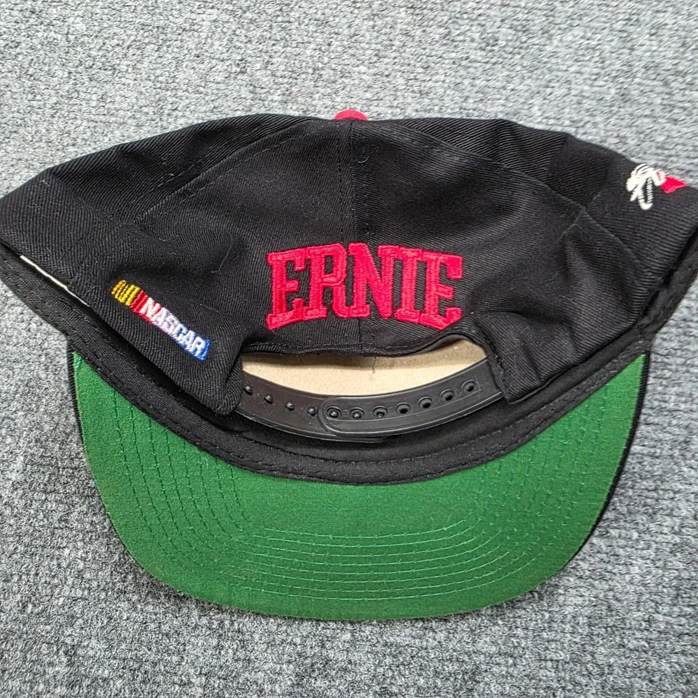Vintage Texaco Havoline Racing Ernie Irvan NASCAR Snapback Hat Black Red‎ Yellow